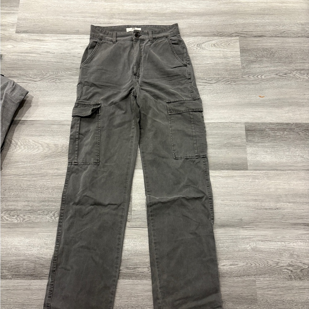 Gray Cargo Pants